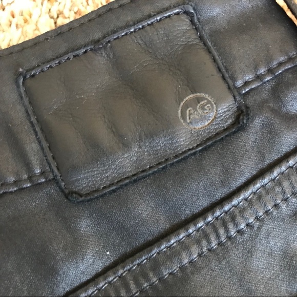 ❤️ SOLD ❤️ AG THE BEAU SKINNY LEATHERETTE JEANS - Picture 7 of 8